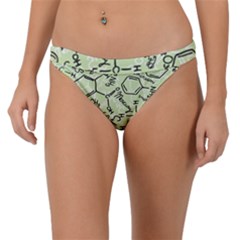 Multicolored Chemical Bond Illustration Chemistry Formula Science Band Bikini Bottoms by Salman4z