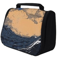 Waves Aesthetic Ocean Retro Sea Vintage Full Print Travel Pouch (big) by Salman4z