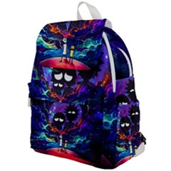 Rick And Morty In Outer Space Top Flap Backpack by Salman4z