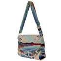 Wave Japanese Mount Fuji Woodblock Print Ocean Full Print Messenger Bag (M) View2