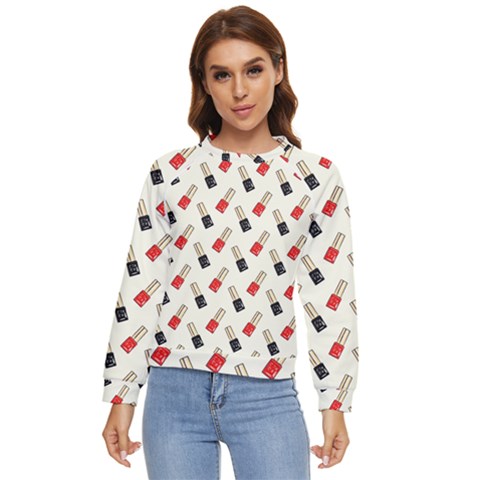 Nail Manicure Women s Long Sleeve Raglan Tee by SychEva