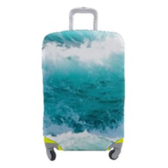 Waves Ocean Sea Tsunami Nautical 4 Luggage Cover (small)