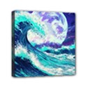 Tsunami Waves Ocean Sea Nautical Nature Water Mini Canvas 6  x 6  (Stretched) View1