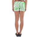 Green Zebra Vibes Animal Print  Yoga Shorts View2