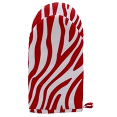 Red Zebra Vibes Animal Print  Microwave Oven Glove by ConteMonfrey