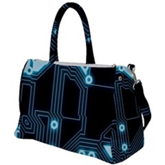 A Completely Seamless Background Design Circuitry Duffel Travel Bag by Amaryn4rt