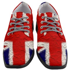 Union Jack Flag National Country Women Heeled Oxford Shoes by Celenk