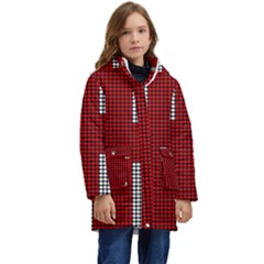 Union Jack Flag British Flag Kid s Hooded Longline Puffer Jacket by Celenk