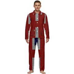 Union Jack Flag British Flag Men s Long Sleeve Velvet Pocket Pajamas Set by Celenk