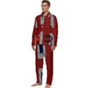 Union Jack Flag British Flag Men s Long Sleeve Velvet Pocket Pajamas Set View3