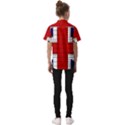 Union Jack Flag Uk Patriotic Kids  Short Sleeve Shirt View2