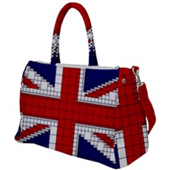 Union Jack Flag Uk Patriotic Duffel Travel Bag by Celenk