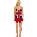 Union Jack Flag Uk Patriotic Satin Pajama Short Set View4