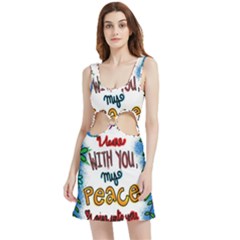 Christian Christianity Religion Velour Cutout Dress by Celenk