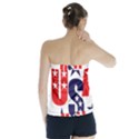 Usa Stars Fourth Of July Symbol America Usa Stars Strapless Top View2