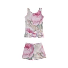 Roses-58 Kids  Boyleg Swimsuit by nateshop