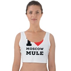 I Love Moscow Mule Velvet Crop Top by ilovewhateva