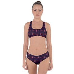 Hot Peppers Criss Cross Bikini Set by SychEva