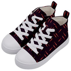 Hot Peppers Kids  Mid-top Canvas Sneakers by SychEva