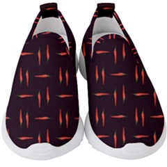 Hot Peppers Kids  Slip On Sneakers by SychEva