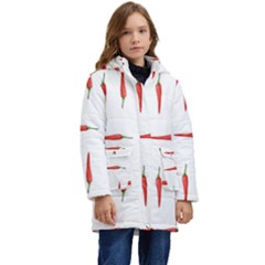 Pepper Kids  Hooded Longline Puffer Jacket by SychEva