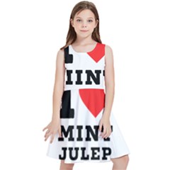 I Love Mint Julep Kids  Skater Dress by ilovewhateva