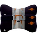 Rocket Space Universe Spaceship Velour Seat Head Rest Cushion View2