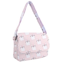 Pattern Pink Cute Sweet Fur Cats Courier Bag by Salman4z