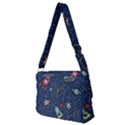 Cat Cosmos Cosmonaut Rocket Full Print Messenger Bag (M) View2