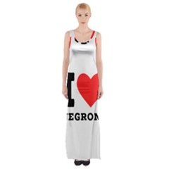 I Love Negroni Thigh Split Maxi Dress by ilovewhateva