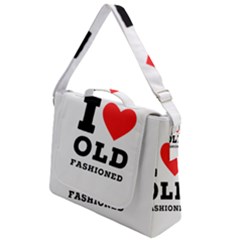 I Love Old Fashioned Box Up Messenger Bag by ilovewhateva