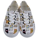 Cat Kitten Seamless Pattern Kids  Classic Low Top Sneakers View1