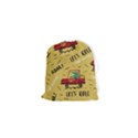 Childish-seamless-pattern-with-dino-driver Drawstring Pouch (XS) View1