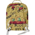 Childish-seamless-pattern-with-dino-driver Double Compartment Backpack View3