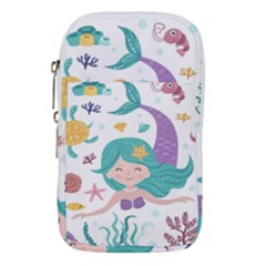 Set-cute-mermaid-seaweeds-marine-inhabitants Waist Pouch (small) by Salman4z