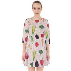 Vegetables Smock Dress by SychEva