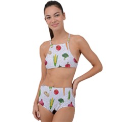 Vegetable High Waist Tankini Set by SychEva