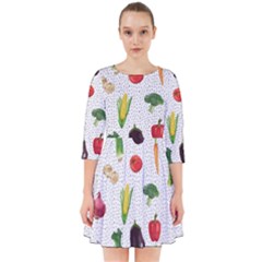 Vegetable Smock Dress by SychEva