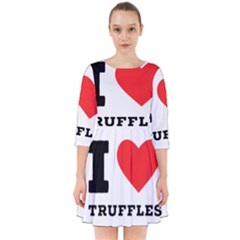 I Love Truffles Smock Dress by ilovewhateva