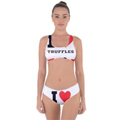 I Love Truffles Criss Cross Bikini Set by ilovewhateva