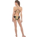 Halloween Moon Haunted House Full Moon Dead Tree High Neck Bikini Set View2