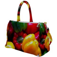 Colorful Capsicum Duffel Travel Bag by Sparkle