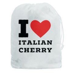 I Love Italian Cherry Drawstring Pouch (3xl) by ilovewhateva