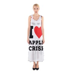 I Love Apple Crisp Sleeveless Maxi Dress by ilovewhateva