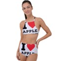 I love Apple candy High Waist Tankini Set View1