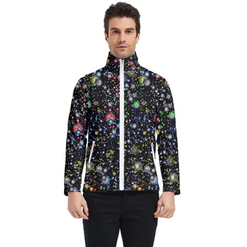 Illustration Universe Star Planet Men s Bomber Jacket by danenraven