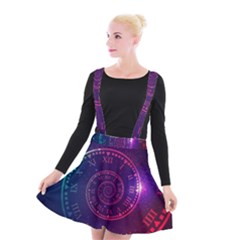 Time-machine Suspender Skater Skirt by Salman4z