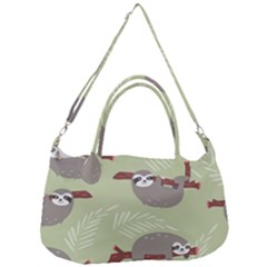 Sloths-pattern-design Removable Strap Handbag by Salman4z