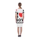 I love soy sauce Classic Short Sleeve Midi Dress View2