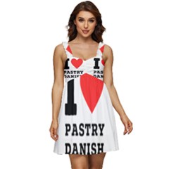 I Love Pastry Danish Ruffle Strap Babydoll Chiffon Dress by ilovewhateva